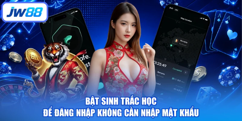 Bật sinh trắc học để đăng nhập không cần nhập mật khẩu