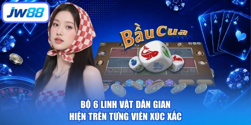 Bộ 6 linh vật dân gian hiện trên từng viên xúc xắc