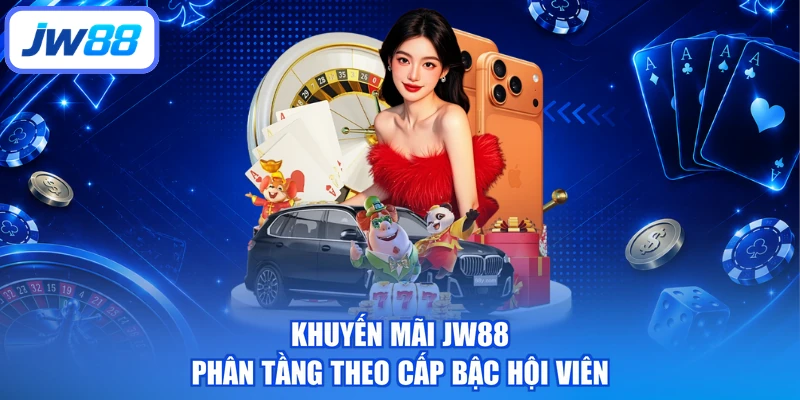 Khuyến mãi JW88 phân tầng theo cấp bậc hội viên