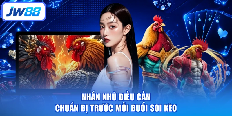 Nhắn nhủ điều cần chuẩn bị trước mỗi buổi soi kèo