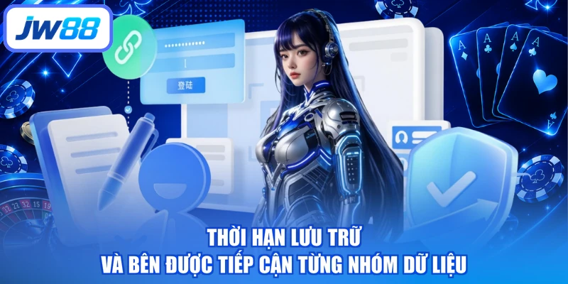 Thời hạn lưu trữ và bên được tiếp cận từng nhóm dữ liệu